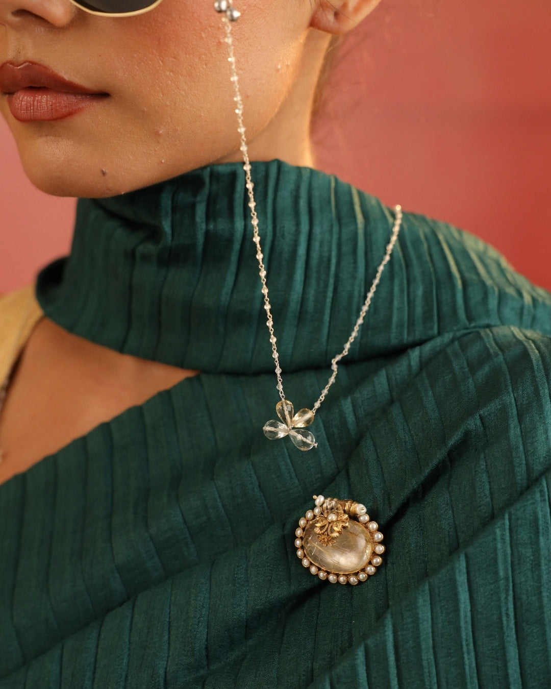 Swarn Taveez Brooch Pin