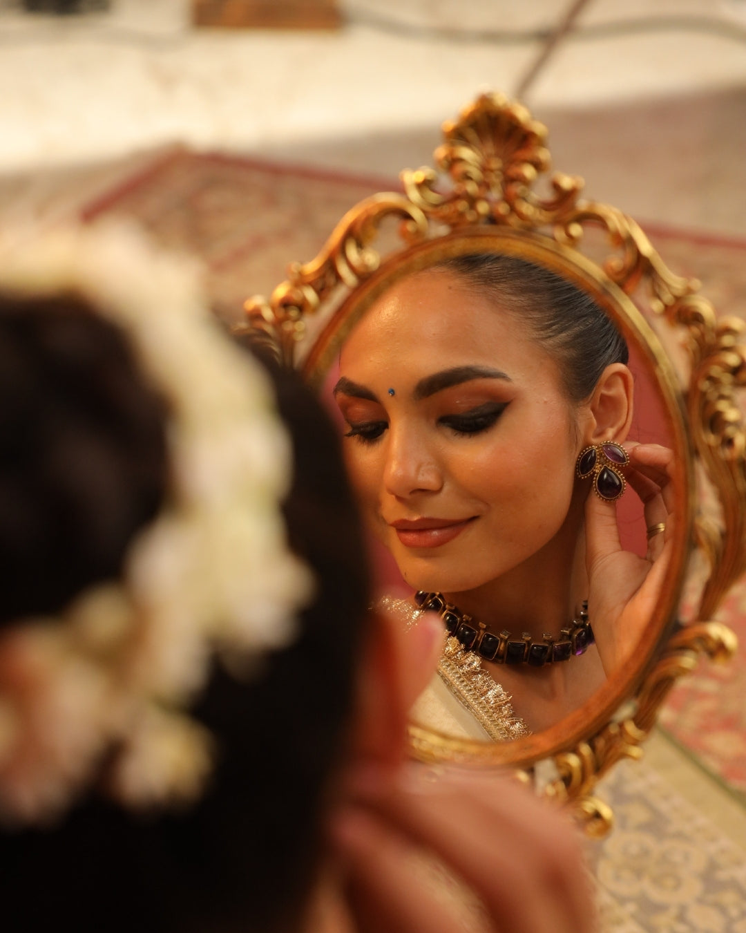 Triveni Amythst Earrings