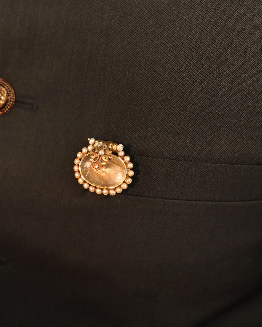 Swarn Taveez Brooch Pin