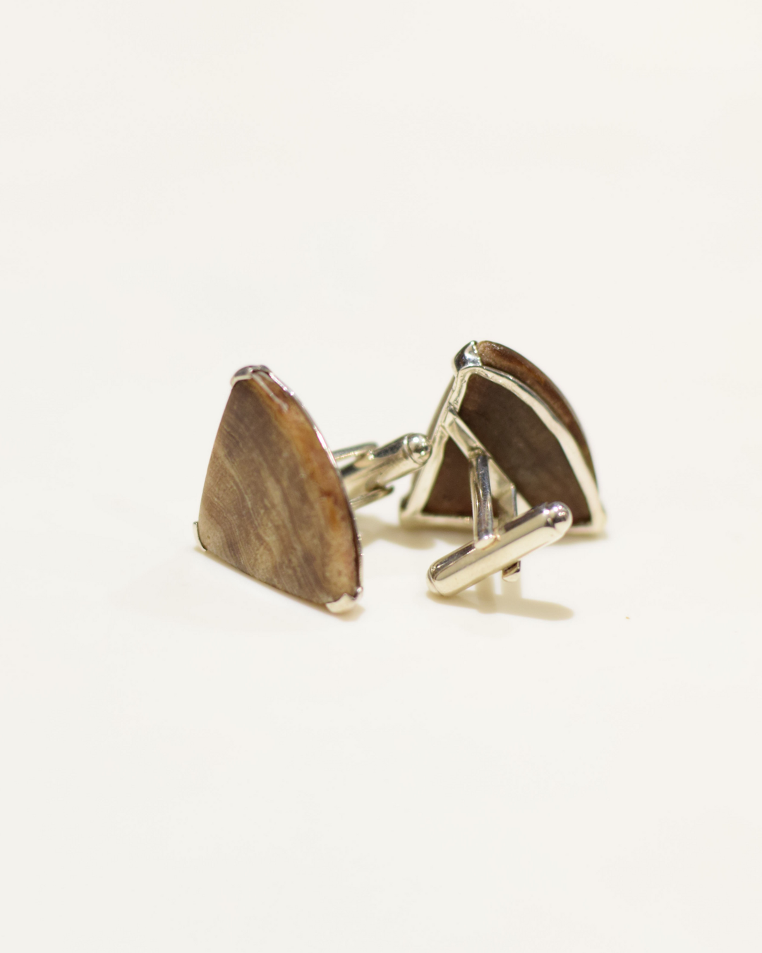 Banded Calcite Cufflinks