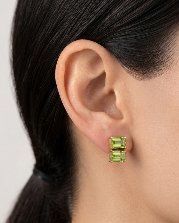 Peridot Studs