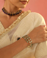 Load image into Gallery viewer, Rajmohini Emerald Bracelet
