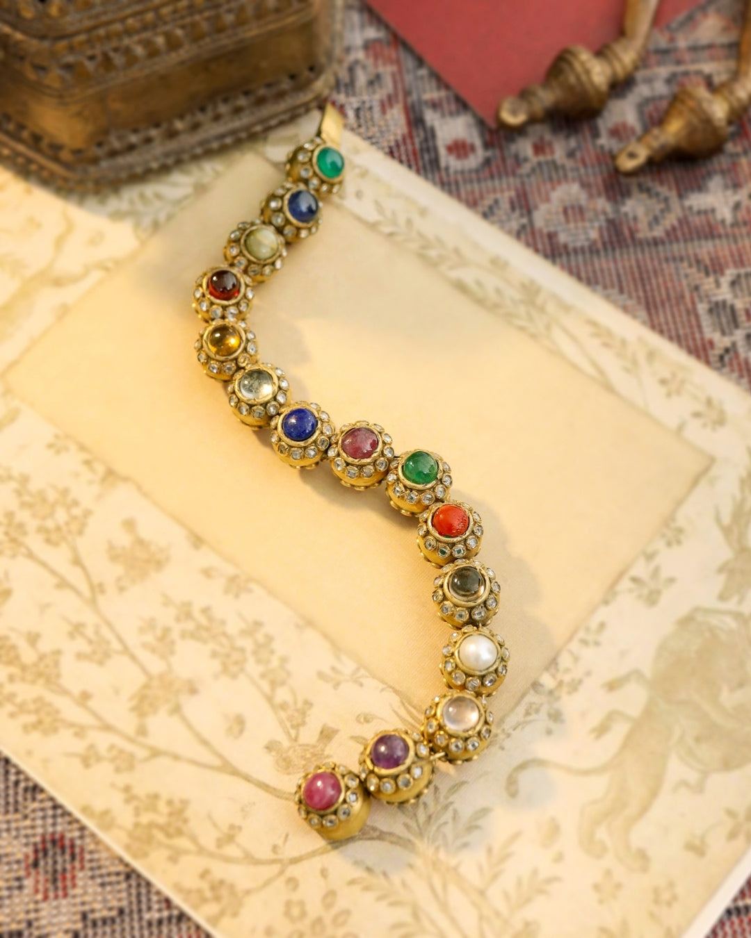 Noor-e-Navratan Bracelet