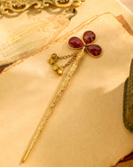 Load image into Gallery viewer, Ranjani Juda Pin Red (Brass)
