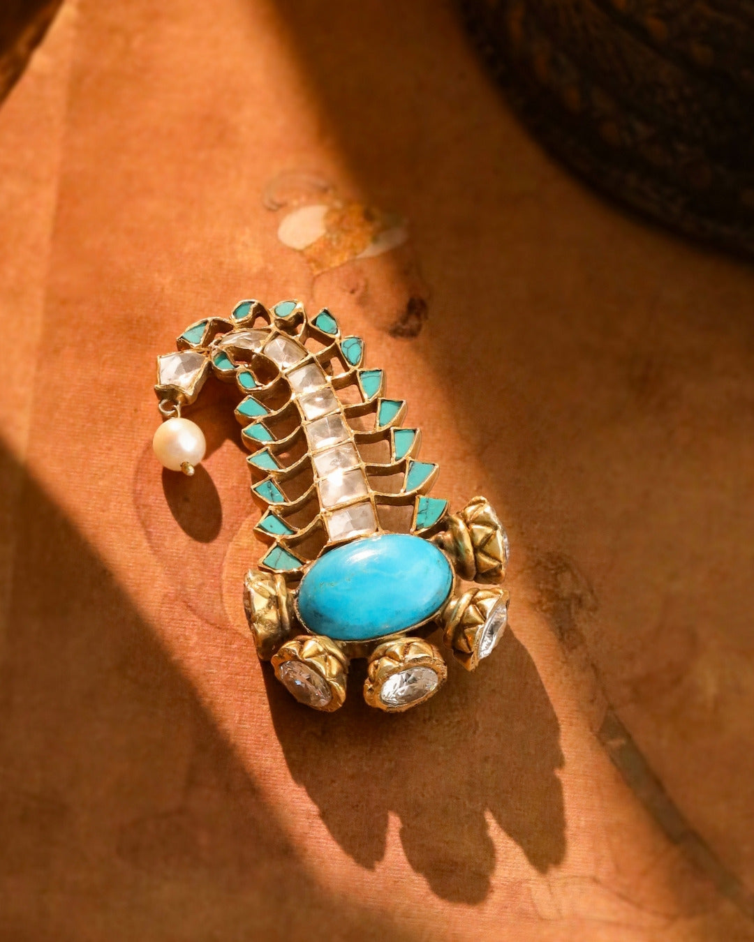 Neel Moti Brooch Pin