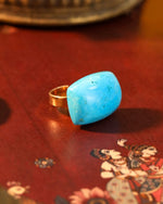 Load image into Gallery viewer, Turquoise Cushion Ring
