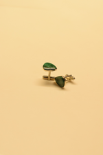 Load image into Gallery viewer, Malachite Cufflinks
