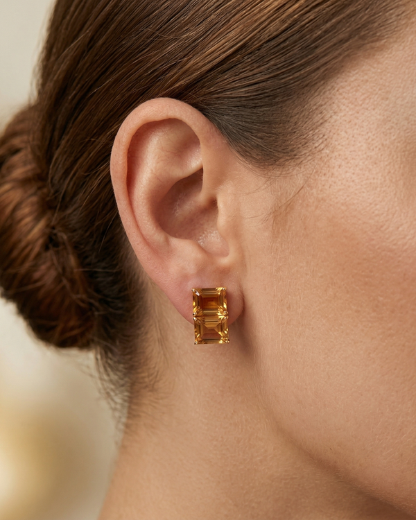Citrine Studs