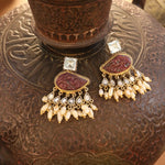 Load image into Gallery viewer, Pakhi Ruby Earrings
