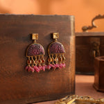 Load image into Gallery viewer, Chandrika Ruby Earrings
