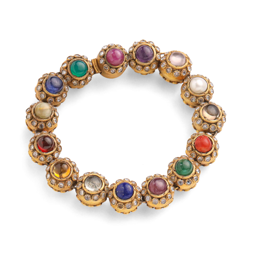 Noor-e-Navratan Bracelet