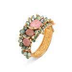 Load image into Gallery viewer, Rose Quartz Empress Bangle
