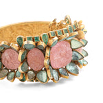 Load image into Gallery viewer, Rose Quartz Empress Bangle
