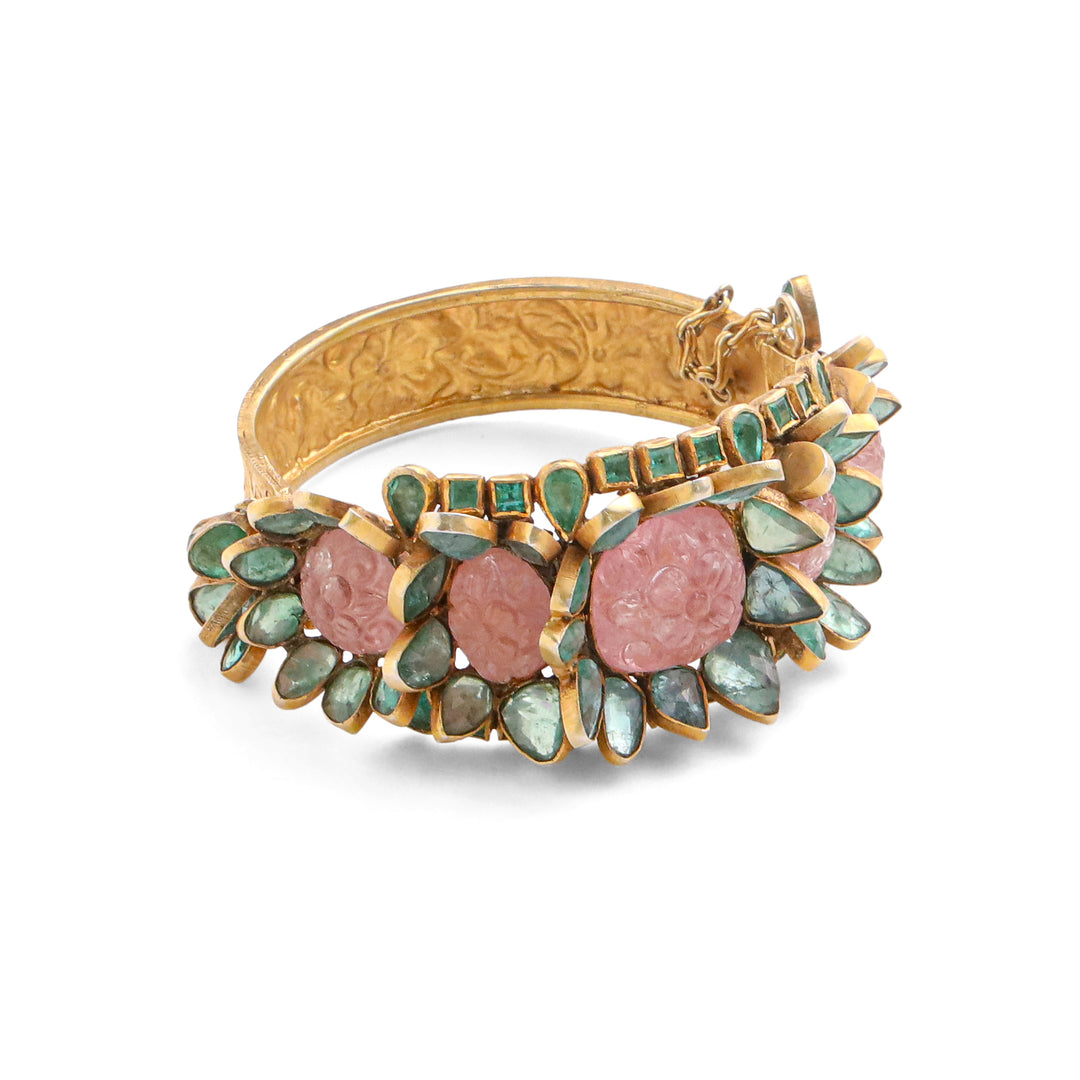 Rose Quartz Empress Bangle