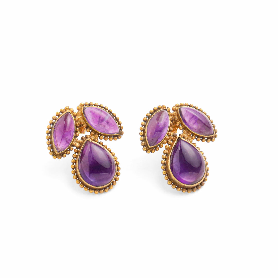 Triveni Amythst Earrings