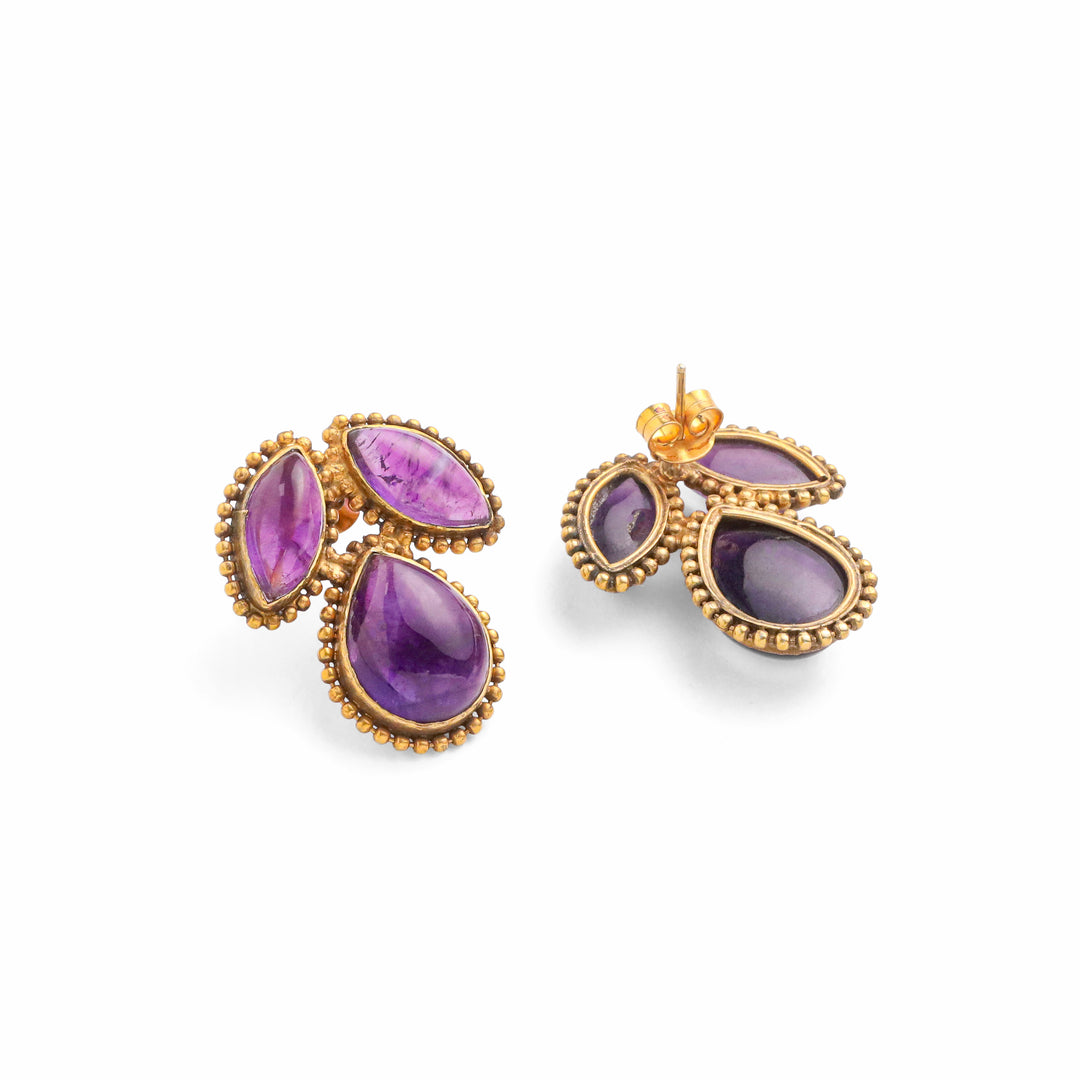 Triveni Amythst Earrings