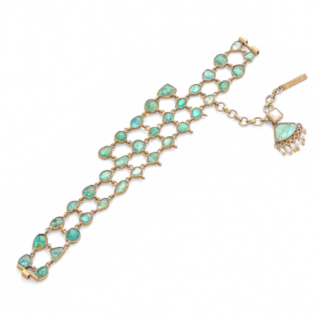 Rajmohini Emerald Bracelet