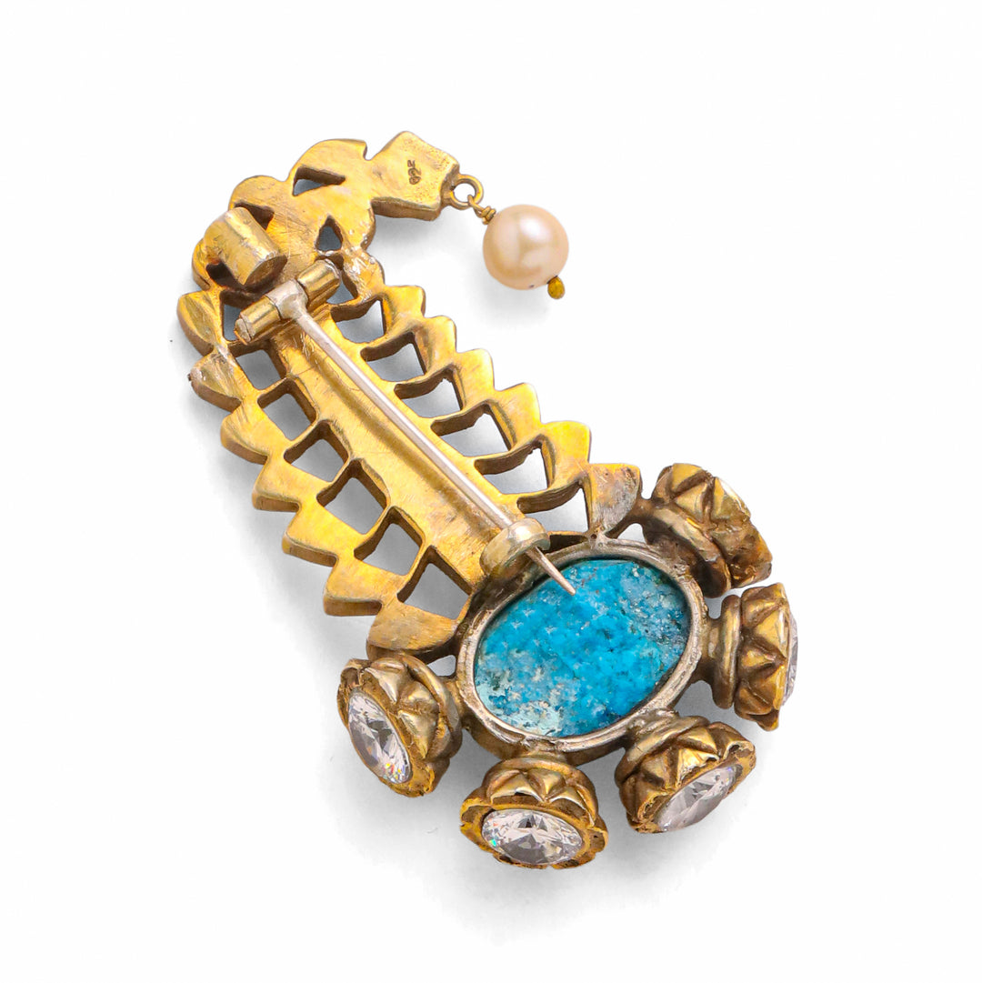 Neel Moti Brooch Pin