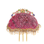 Load image into Gallery viewer, Keshmani Ruby Hair Pin
