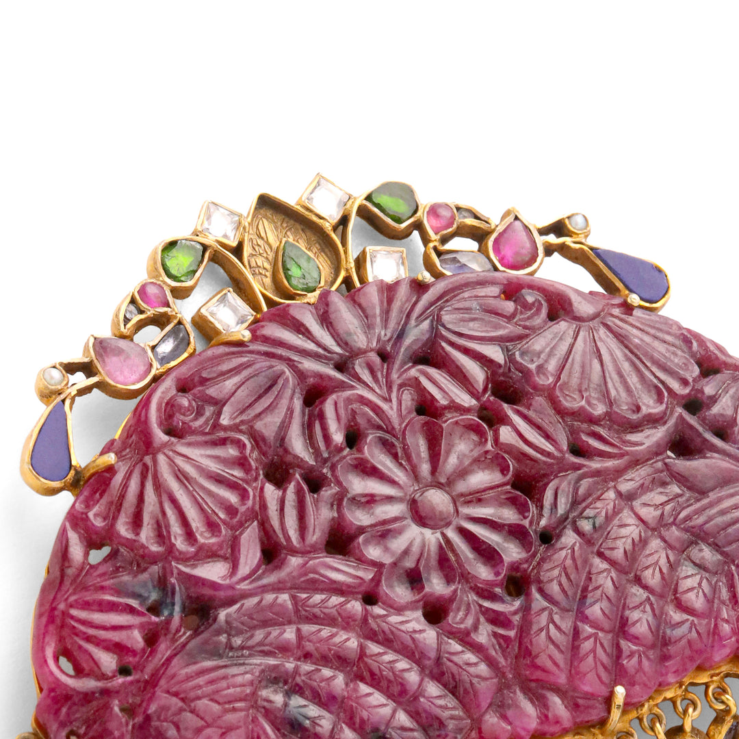 Keshmani Ruby Hair Pin