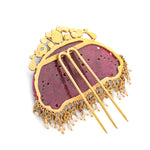 Load image into Gallery viewer, Keshmani Ruby Hair Pin
