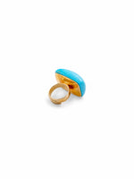 Load image into Gallery viewer, Turquoise Cushion Ring
