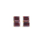 Load image into Gallery viewer, Red Garnet Studs
