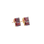 Load image into Gallery viewer, Red Garnet Studs

