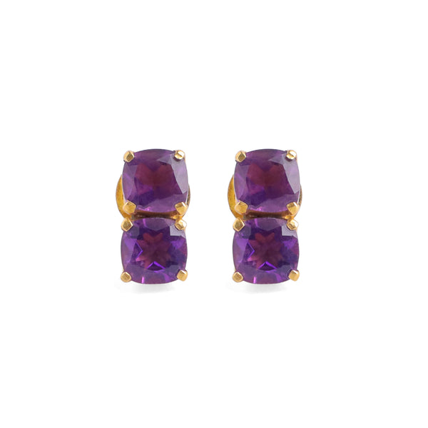 Amethyst Studs