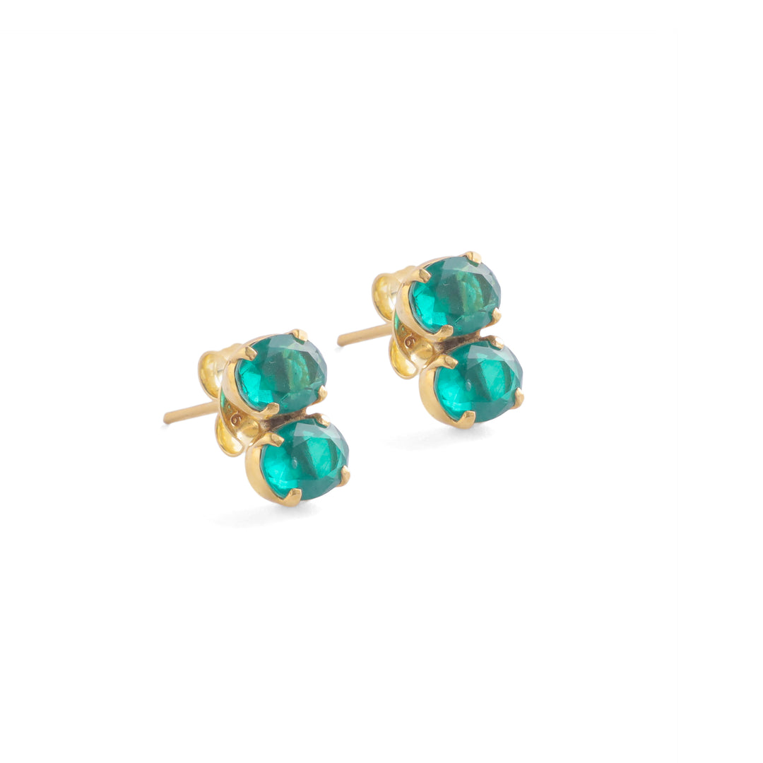 Emerald Studs