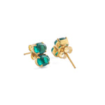 Load image into Gallery viewer, Emerald Studs

