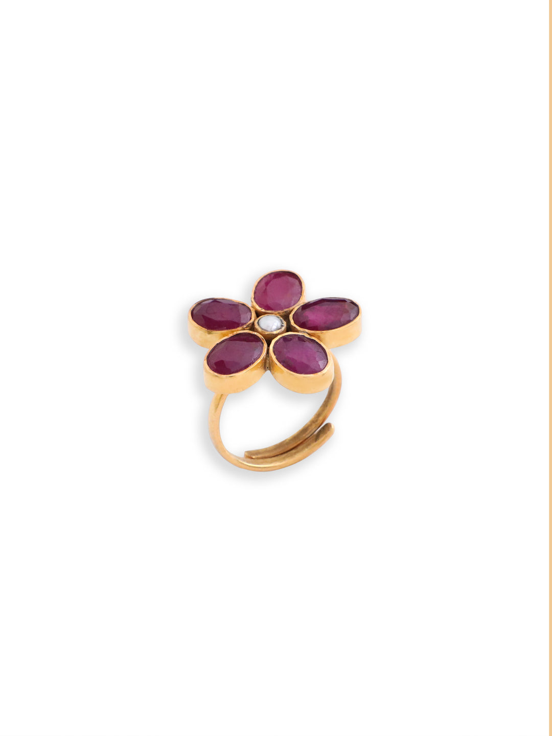 Manak Phool Ring