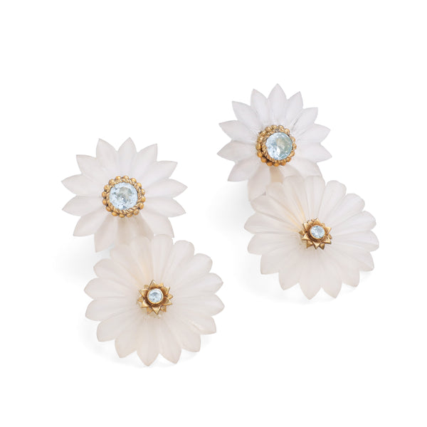 Crystal Flora Earrings