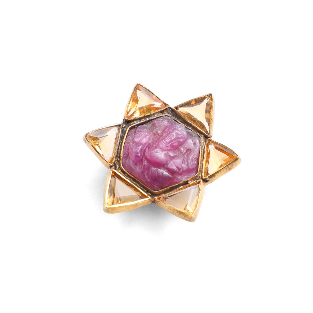 Nakshatra Ganesha Brooch Pin