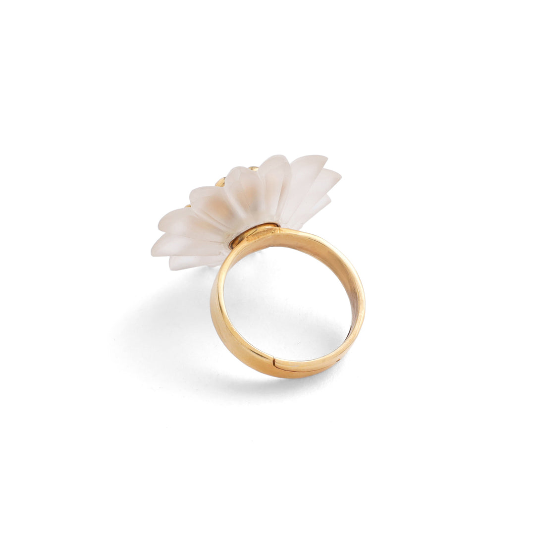 Crystal Phool Ring