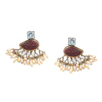 Load image into Gallery viewer, Pakhi Ruby Earrings
