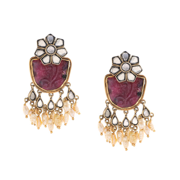 Ruhani Ruby Earrings