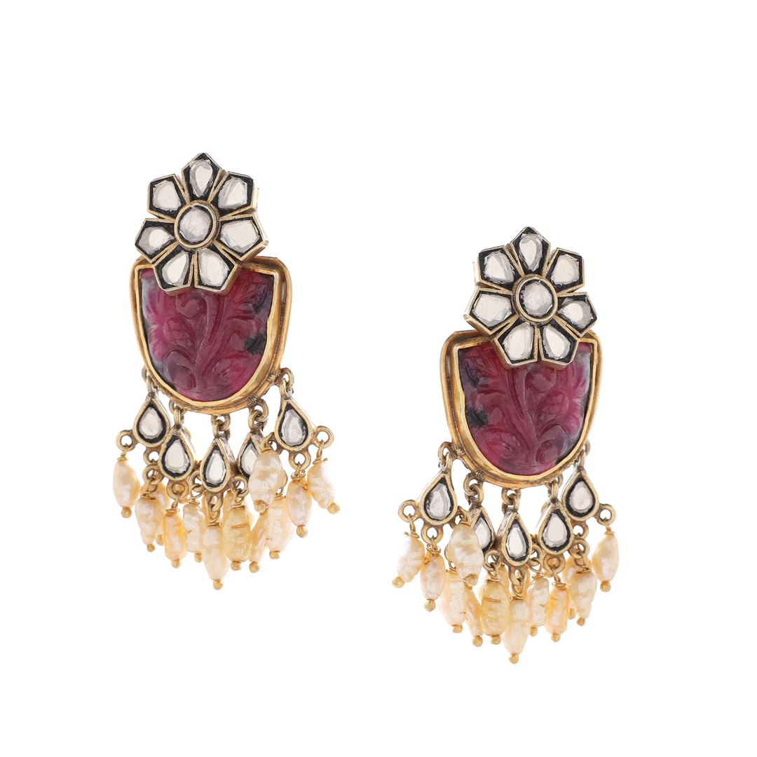 Ruhani Ruby Earrings