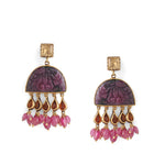 Load image into Gallery viewer, Chandrika Ruby Earrings
