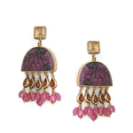Load image into Gallery viewer, Chandrika Ruby Earrings
